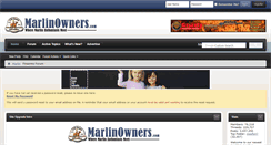 Desktop Screenshot of marlinowners.com